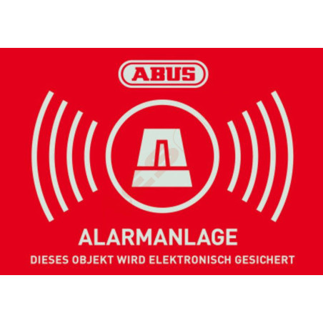 Warn-Aufkleber (Alarm 74x52,5 mm)