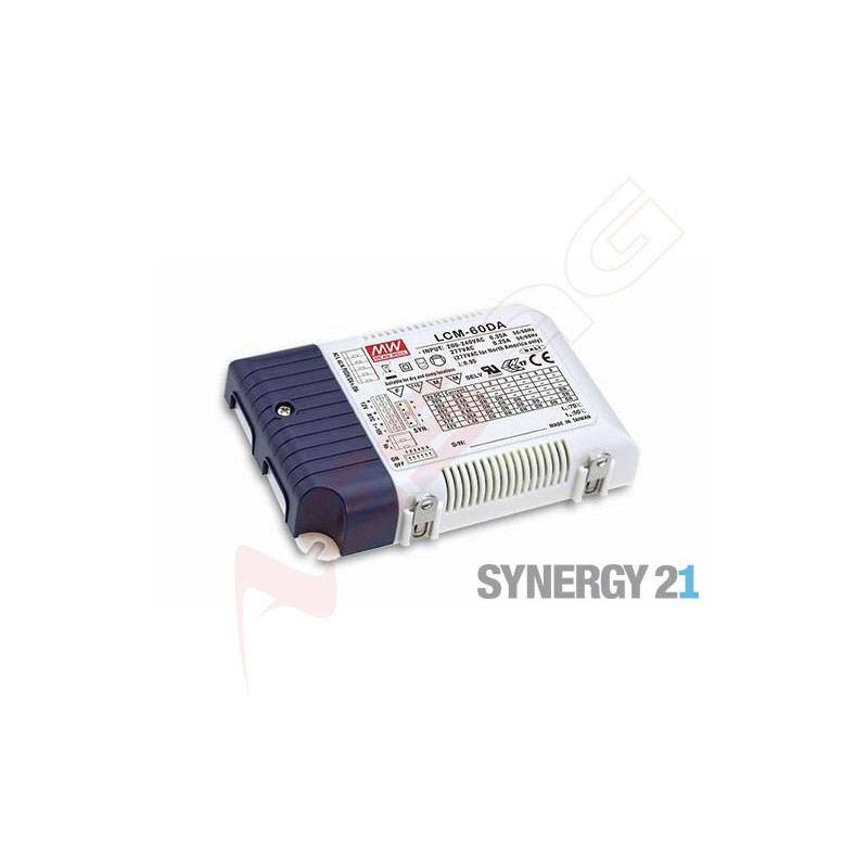 Mean Well Power Supply - CC Driver 700mA ~60W dali dim - 104642 - 1