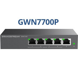Grandstream GWN7700P, 5 Port Switch, 4 Port PoE+ 217743 Grandstream 1 - Artmar Electronic & Security AG 