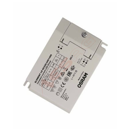 Osram power supply - CC Driver 1400mA, 21~42V Element Osram - Artmar Electronic & Security AG