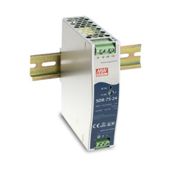 Mean Well Netzteil - 48V 75W Hutschiene, schmal Meanwell - Artmar Electronic & Security AG 