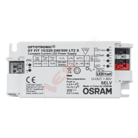 Osram Netzteil - CC Driver 150~500mA, 15~50V Osram - Artmar Electronic & Security AG 