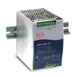Mean Well power supply - 48V 480W DIN rail Meanwell - Artmar Electronic & Security AG