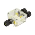 Synergy 21 - Waterproof connector box 3 ports transparent - 148729 - 1