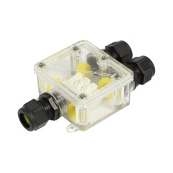 Synergy 21 - Wasserdichte Verbinder Box 3 Ports transparent - 148729 - 1