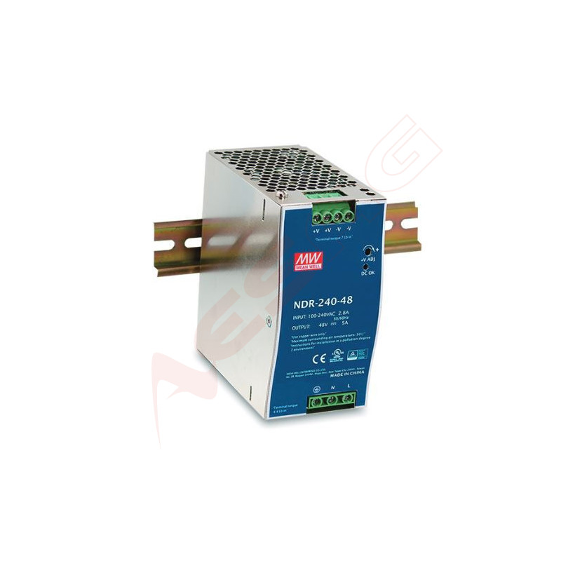 Mean Well Netzteil - 24V 240W Hutschiene Meanwell - Artmar Electronic & Security AG
