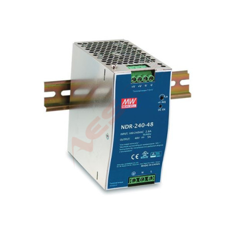 Mean Well Netzteil - 24V 240W Hutschiene Meanwell - Artmar Electronic & Security AG