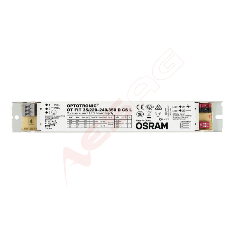 Osram Netzteil - CC Driver 200~350mA, 40~115V Osram Osram - Artmar Electronic & Security AG