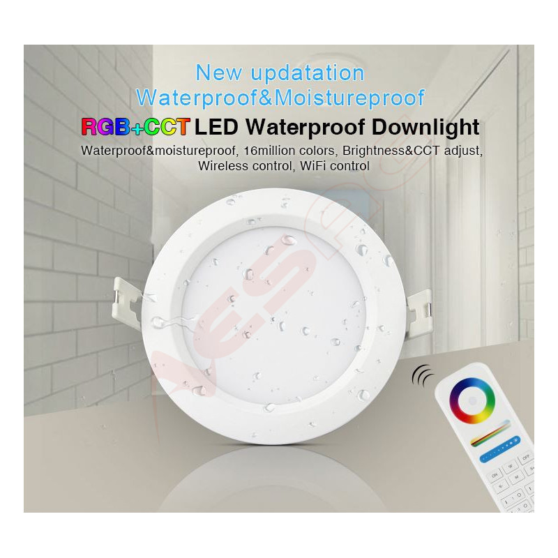 Synergy 21 LED Panel Round 6W RGB-WW with radio and WLAN IP54 *Milight/Miboxer* - 153392 - 1