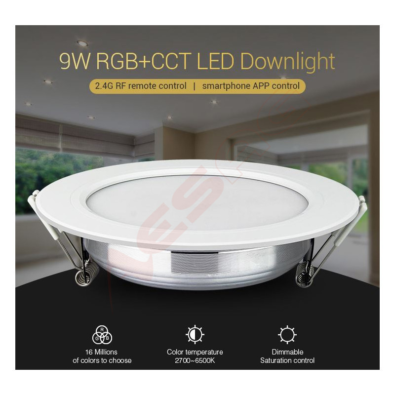 Synergy 21 LED Panel Round 9W RGB-WW with radio and WLAN *Milight/Miboxer* - 167822 - 1