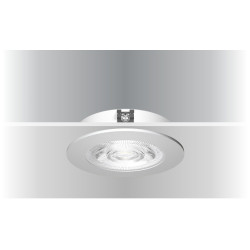 Synergy 21 LED recessed ceiling spotlight Helios black, round, warm white Synergy 21 LED - Artmar Electronic & Security AG