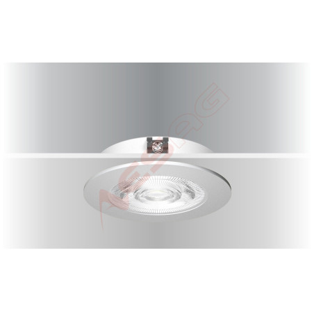 Synergy 21 LED Deckeneinbauspot Helios schwarz, rund, warmweiß Synergy 21 LED - Artmar Electronic & Security AG 
