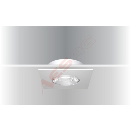 Synergy 21 LED recessed ceiling spotlight Helios black, square, neutral white Synergy 21 LED - Artmar Electronic & Security AG