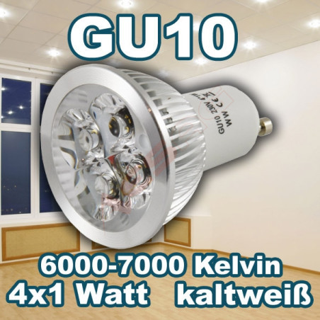 Synergy 21 LED Retrofit GU10 4x1W cw Synergy 21 LED - Artmar Electronic & Security AG 