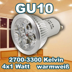 Synergy 21 LED Retrofit GU10 4x1W ww Synergy 21 LED - Artmar Electronic & Security AG 