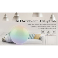 Synergy 21 LED Retrofit E14 5W RGB-WW Lampe mit Funk und WLAN *Milight/Miboxer* Synergy 21 LED - Artmar Electronic & Security AG