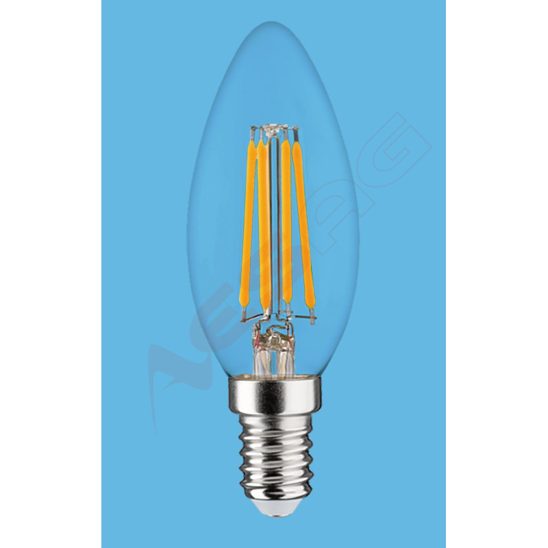 Synergy 21 LED Retrofit E14 candle clear 4.5W ww dimmable Synergy 21 LED - Artmar Electronic & Security AG