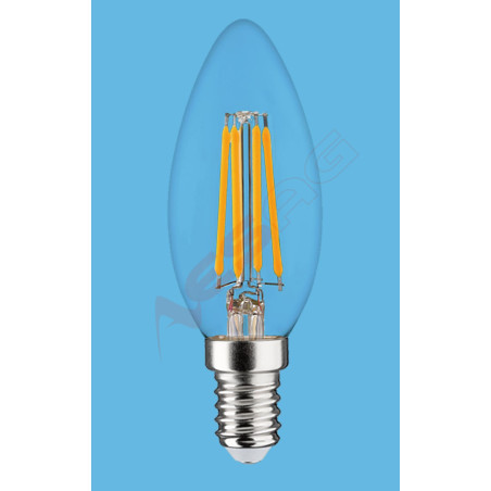 Synergy 21 LED Retrofit E14 candle clear 4.5W ww dimmable Synergy 21 LED - Artmar Electronic & Security AG