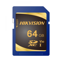 Hikvision Speicherkarte - Kapazität 64 GB - Klasse 10 U3 - Bis zu 3000 Schreibzyklen - Lesegeschwindigkeit 95 MB/ Schreibgeschw 