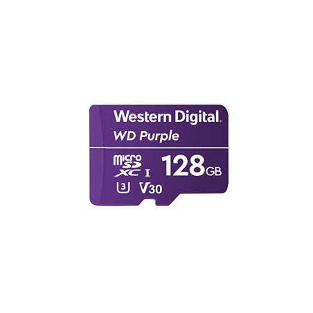 Flash SecureDigitalCard (microSD) 128GB - WD Purple 192951 Western Digital 1 - Artmar Electronic & Security AG 