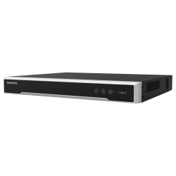 Hikvision - Pro Reihe - NVR-Rekorder 8 CH IP PoE 80 W - Maximale Auflösung 8Mpx@1ch - Bandbreite 80 Mbps | Unterstützt 2 Festpla