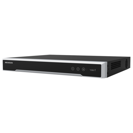 Hikvision - Pro Series - NVR Recorder 16 CH IP - Maximum resolution 8Mpx@1ch - Bandwidth 160 Mbps | Supports 2 hard drives -