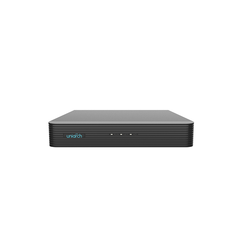 NVR-Recorder für IP-Kameras - Uniarch - 4 CH-Video / Ultra-Komprimierung 265 - HDMI 4K und VGA - Maximale Auflösung 8 Mpx - Unte