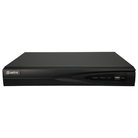 Videorecorder 5n1 Safire - 4 CH HDTVI/HDCVI/AHD/CVBS (4Mpx) + 1 IP (6Mpx) - Audio über Koaxial - Auflössung 4Mpx Lite (15FPS) od