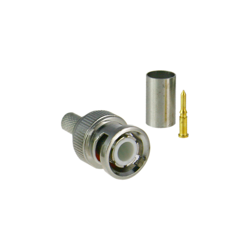 Anschluss für High Definition SAFIRE - BNC zum Crimpen - Kompatibel mit RG59 HD - 25 mm (L) - 10 mm (B) - 5 g CON100HD SAFIRE 1 