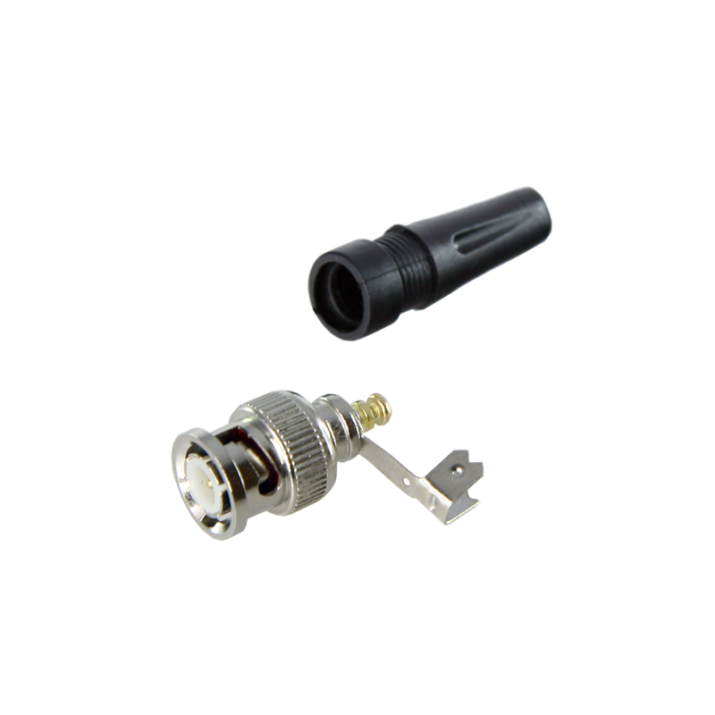 SAFIRE connector - BNC to screw - Compatible with any cable - Universal, no crimper needed - Only requires one screw