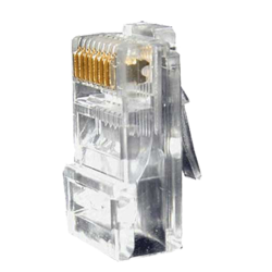 Verbinder - RJ45 CAT6 zum crimpen - Kompatibel mit UTP-Kabel - 20 mm (L) - 10 mm (B) - 5 g CON300-CAT6 MARCA BLANCA 1 - Artmar E