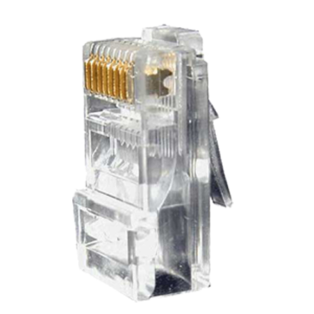 Connector - RJ45 CAT6 zum crimpen - Compatible with UTP-Kabel - 20 mm (L) - 10 mm (B) - 5 g CON300-CAT6 BRAND WHITE 1 - Artmar E