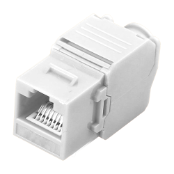 UTP cable connector - RJ45 output connector - Compatible UTP Category 5E - Easy installation without tools - Low loss