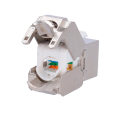 Stecker für FTP-Kabel - Ausgangsstecker RJ45 - Kompatibel FTP-Kategorie 6 - Einfache Installation ohne Werkzeuge KS6-FTP-TL180 M