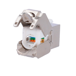 Connector for FTP cable - Output connector RJ45 - Compatible FTP category 6 - Easy installation without tools KS6-FTP-TL180 M