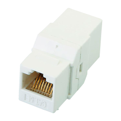 Verbinder - UTP Kabelverbinder - Eingangsanschluss RJ45 - Ausgangsstecker RJ45 - Kompatible UTP-Kategorie 6A - Geringe Verluste 