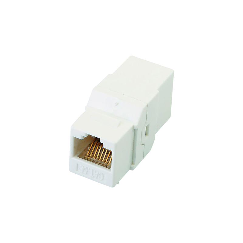 Verbinder - UTP Kabelverbinder - Eingangsanschluss RJ45 - Ausgangsstecker RJ45 - Kompatible UTP-Kategorie 6A - Geringe Verluste 