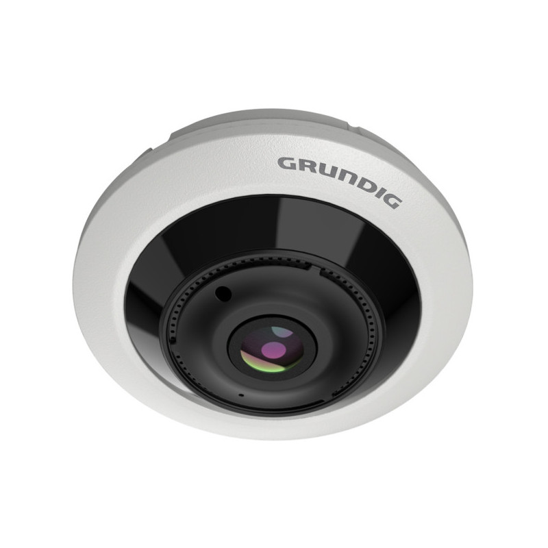 Grundig SMART IP-Fisheye-Kamera, 12 MP, 1,6 mm, IR 10 m, IP66, NDAA, grau - 1