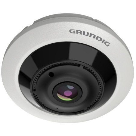 Grundig SMART IP-Fisheye-Kamera, 12 MP, 1,6 mm, IR 10 m, IP66, NDAA, grau - 1
