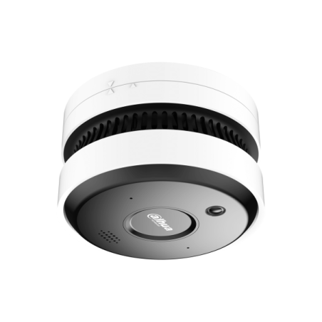 Dahua Rauchmelder mit eingebauter IP-Kamera, 5MP, 2mm, AI-fire, versteckt - DHI-HY-SAV849HAP-E - 1