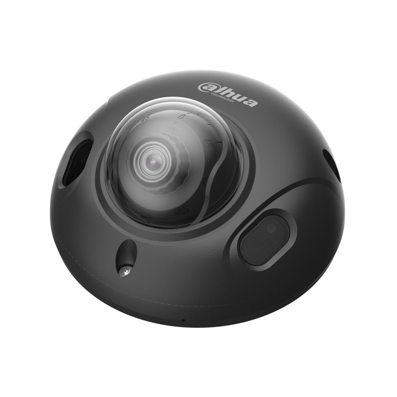 Dahua IP-Dome-Kamera, 4 MP, 2,1 mm, IR 30 m, IP67, IK10, schwarz - DH-IPC-HDBW3441FP-AS-0210B-S2-B - 1