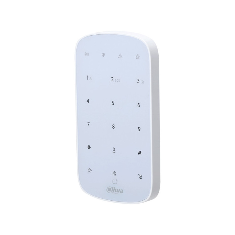 Dahua Funk-Bedienteil mit Tastatur, Grad 2, Temperatur-Messung, 868 - 868,6 MHz, weiß - DHI-ARK30T-W2(868) - 1