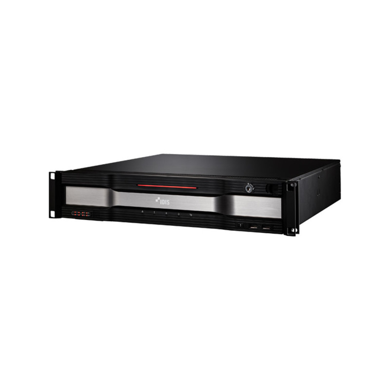 IDIS IP-Rekorder, 64 Kanäle IP, 8x SATA, 4 TB verbaut, NDAA, schwarz - 1