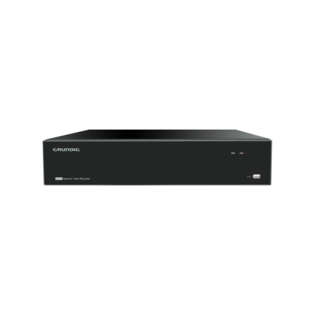 Grundig IP-Rekorder, 64 Kanäle, max. 8MP, H.265+, 8 SATA à 12TB - GU-RN-AP8864N - 1