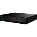 IDIS IP-Rekorder, 4 Kanäle IP, 1x SATA, 2 TB verbaut, eingebauter 4 Kanal PoE-Switch, NDAA, schwarz - DR-2504P-B/2TB-EU - 1