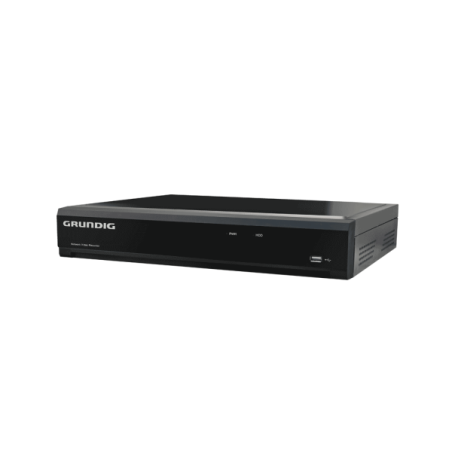 Grundig IP-Rekorder, 32 Kanäle, max. 8MP, H.265+, 4 SATA à 10TB - GU-RN-AP8232N - 1