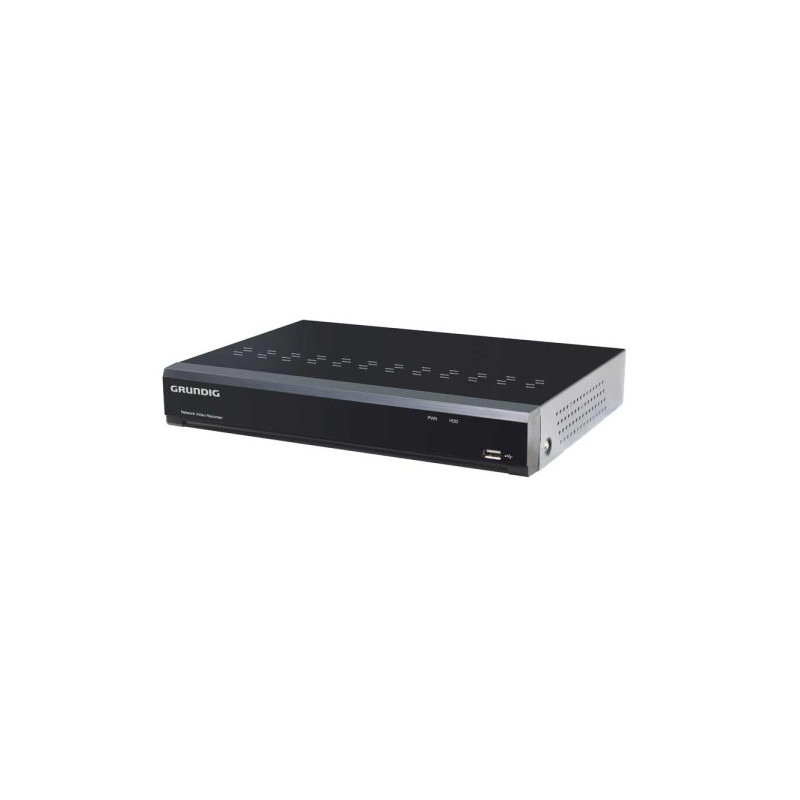 Grundig SMART IP-Rekorder, 4 Kanäle, PoE: 4x, max. 8MP, H.265+, 2 SATA à 10TB - GU-RN-AC8104P - 1