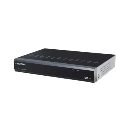 Grundig SMART IP-Rekorder, 4 Kanäle, PoE: 4x, max. 8MP, H.265+, 2 SATA à 10TB - GU-RN-AC8104P - 1