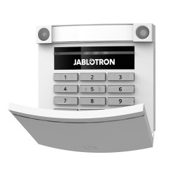 Jablotron BUS-Bedienteil mit Codetastatur und Leser, weiß - JA-113E-WH - 1