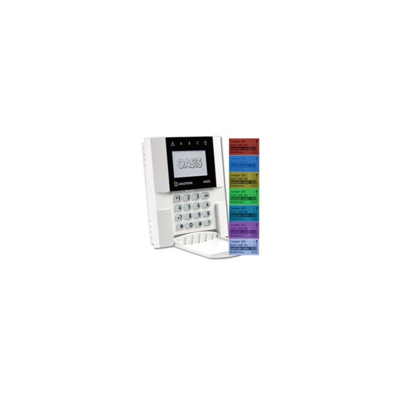 JA-81E-RGB Jablotron Bedienteil mit Leser, Farbe, verdrahtet - JA-81E-RGB - 1
